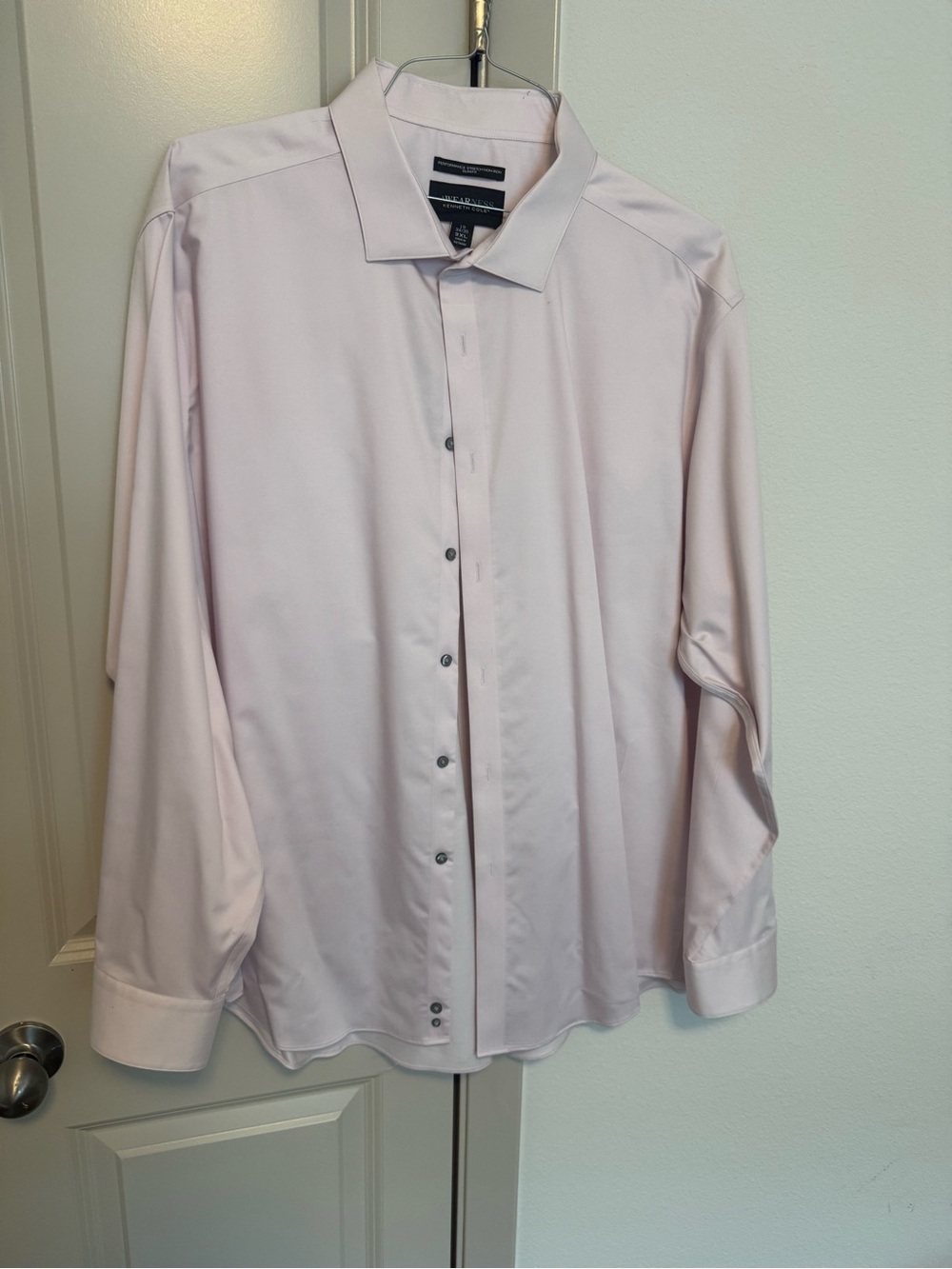 Kenneth Cole Men’s Light Pink Dress Shirt